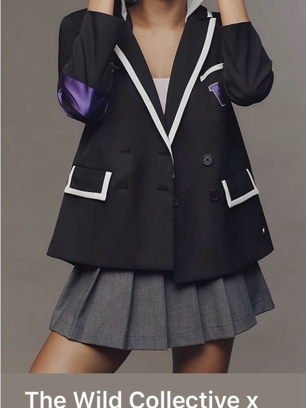 University of Washington Huskies Blazer by Wild Collective x Anthropology